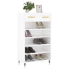 Vidaxl schoenenkast 60x35x105 cm bewerkt hout wit