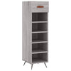 Vidaxl schoenenkast 30x35x105 cm bewerkt hout grijs sonoma eikenkleur