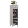 Vidaxx zapatero 30x35x105 cm madera contrachapada color roble sonoma gris