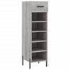 Scarpiera Vidaxx 30x35x105 cm in derivati del legno color rovere Sonoma grigio