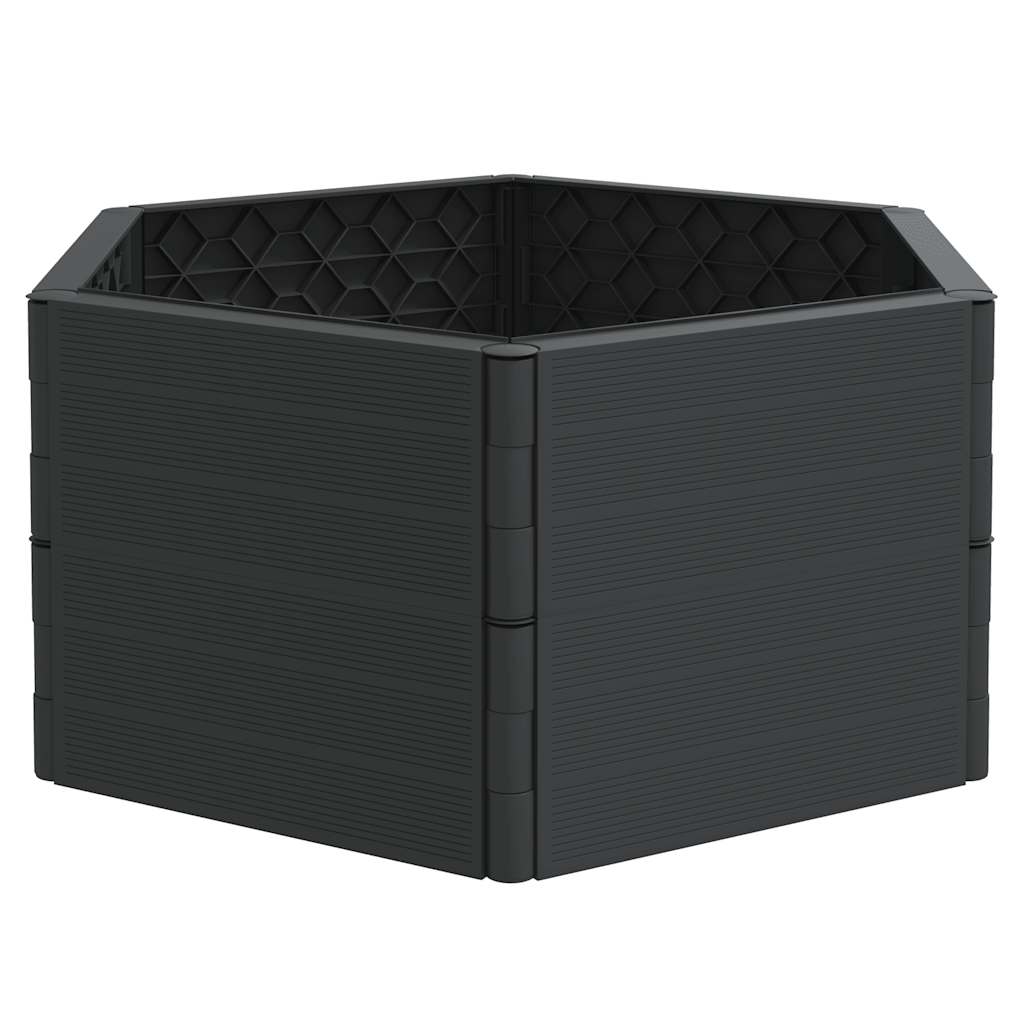 Vidaxl Planter PP Antracita -Coleed