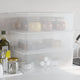 Cajas de almacenamiento de Vidaxl plástico 3 st apilable 25 l