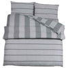 Vidaxl nuvial overray set 260x240 cm de algodón gris
