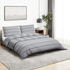 Vidaxl nuvial overray set 135x200 cm de algodón gris