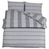 Vidaxl Duvet Crossing Set 200x200 cm de algodón gris