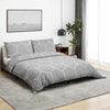 Vidaxl Duvet Superay Set da 140x200 cm di cotone grigio