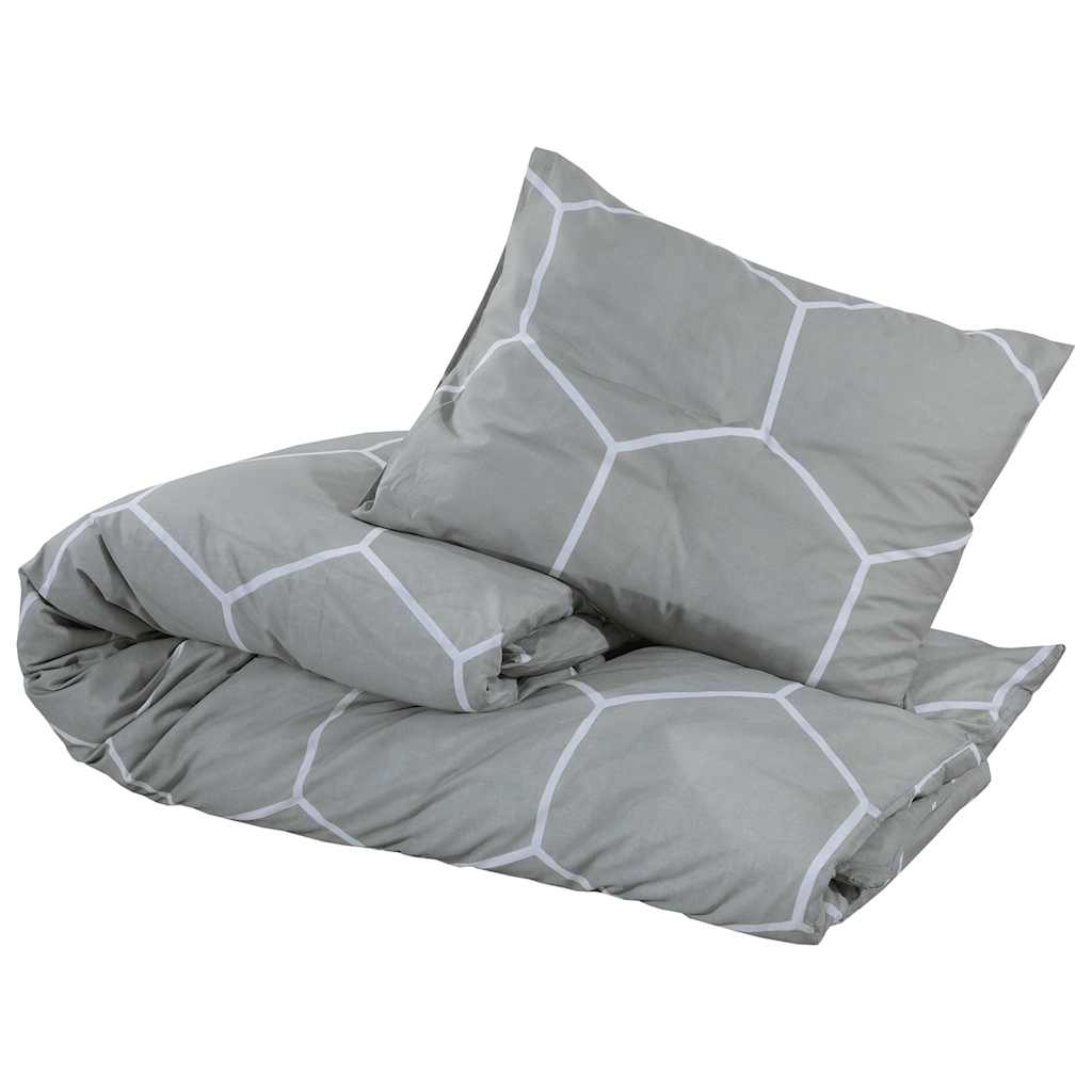 Parure copripiumino Vidaxx 260x220 cm cotone grigio