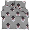 Parure copripiumino Vidaxx 140x200 cm cotone grigio