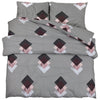 Vidaxl nuvial overray set 220x240 cm de algodón gris