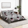 Vidaxl Duvet Sumpay set 220x240 cm di cotone grigio
