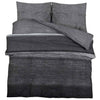 Vidaxl nuvial overray set 200x200 cm de algodón gris oscuro