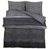 Vidaxl nuvial overray set 200x200 cm de algodón gris oscuro