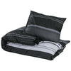 Vidaxl nuvial overray set 240x220 cm de algodón blanco y negro