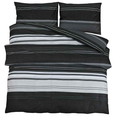 Vidaxl Duvet Sumpay Set 225x220 cm in bianco e nero