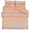 Set de superposición Vidaxl Vivet 200x200 cm de algodón rosa