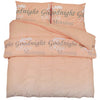 Set de cruce de védulas Vidaxl 260x240 cm de algodón rosa