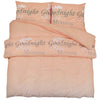 Vidaxl Duvet Overlay Set 200x200 cm di cotone rosa