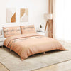 Set de superposición de Vidaxl Vivet 225x220 cm de algodón rosa