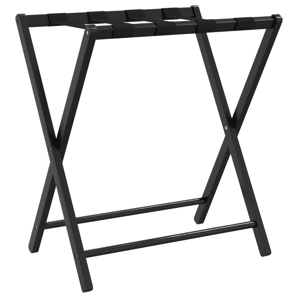 Rack per bagagli Vidaxl 68.5x38x58 cm Blamboo Black