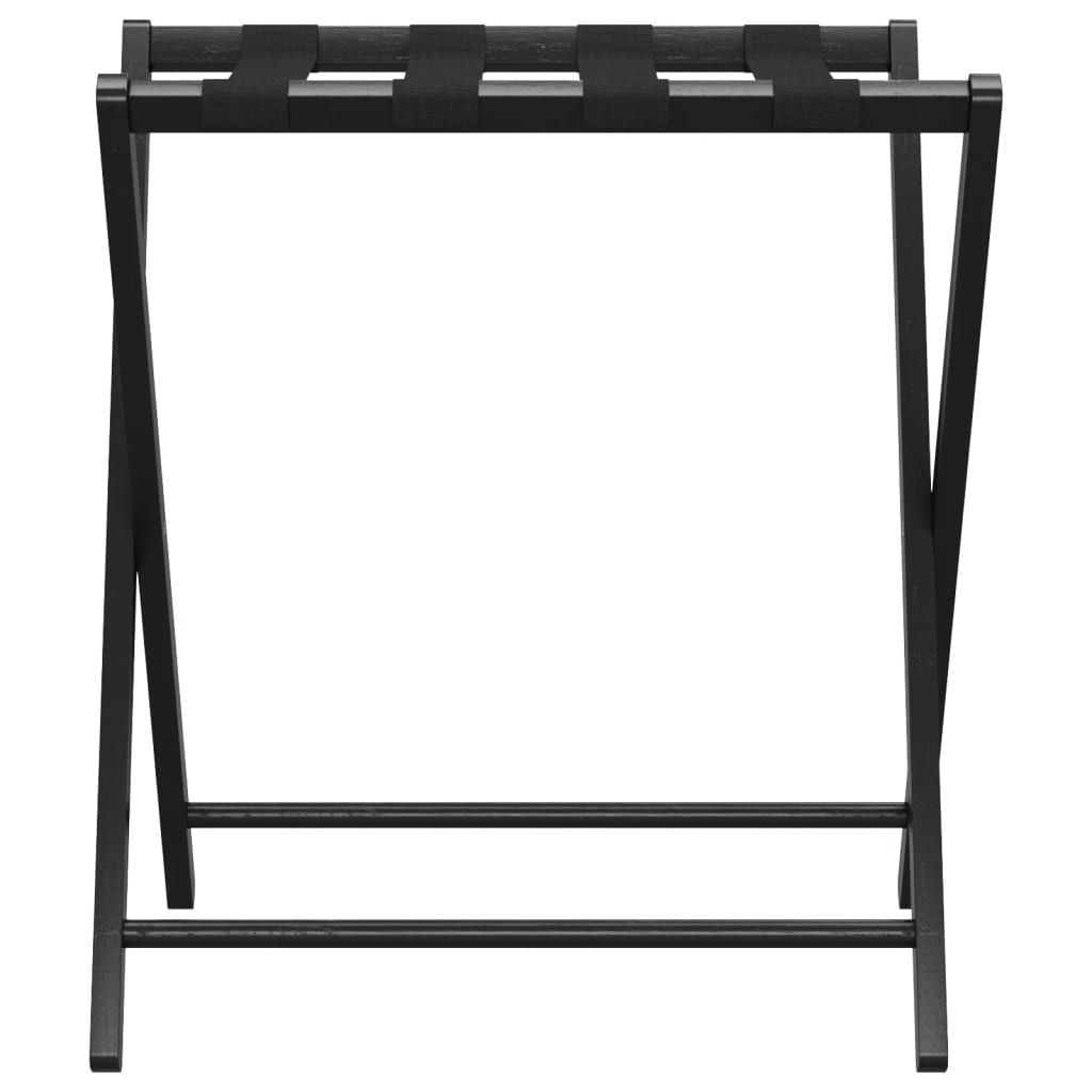 Rack per bagagli Vidaxl 68.5x38x58 cm Blamboo Black