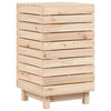 Vidaxl Laundry Basket 44x44x76 cm Solid Pine