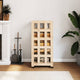 Soporte de bloques de madera Vidaxl con ruedas 40x49x110 cm de pino sólido
