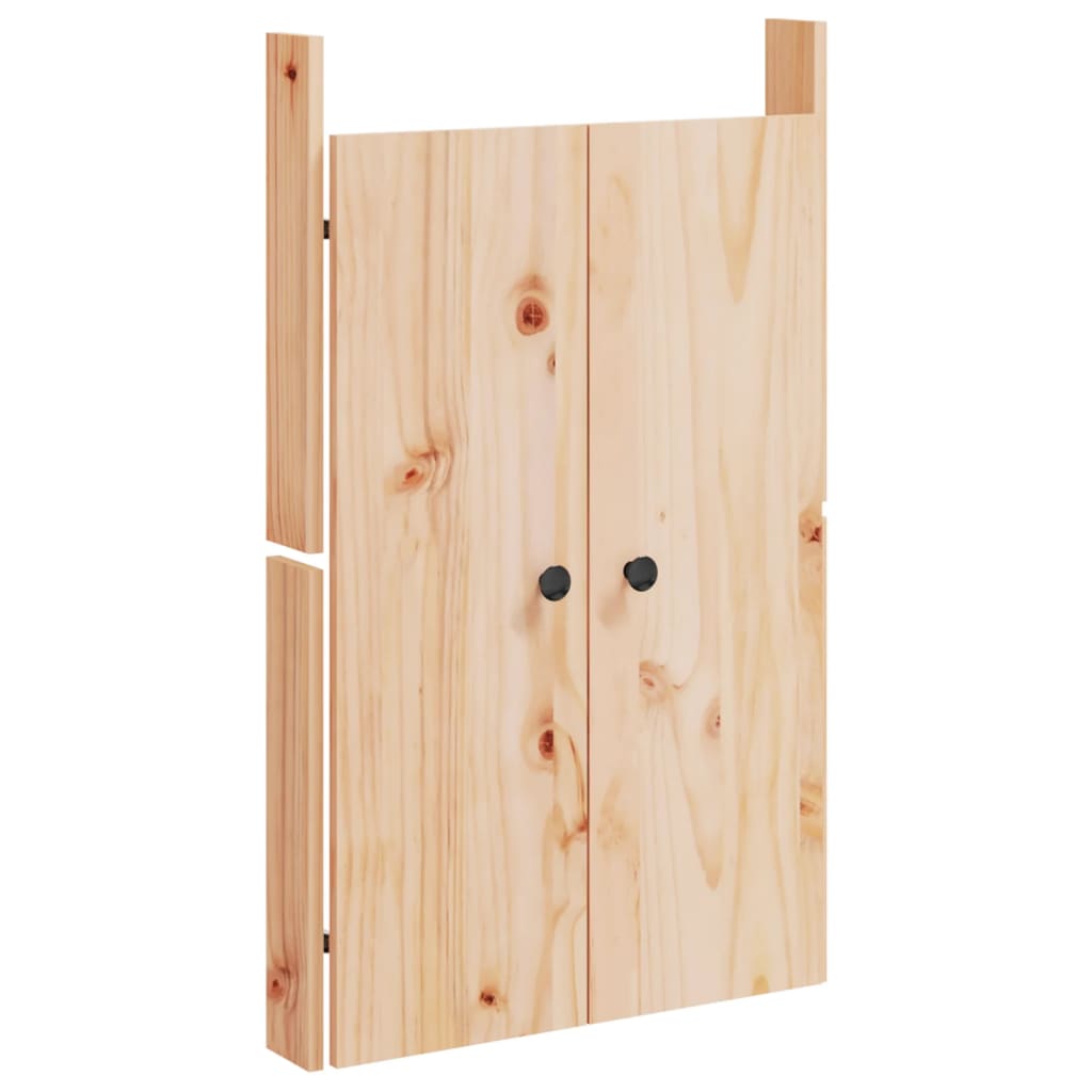 Vidaxl kastdeurtjes voor buitenkeuken meppel 2 st 50x9x82 cm grenenhout