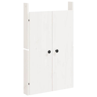 Vidaxl kastdeurtjes voor buitenkeuken meppel 50x9x82 cm grenenhout wit