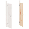 Puertas de gabinete de Vidaxl para cocina al aire libre 50x9x82 cm pino ingenio blanco