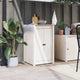 Porte del mobile Vidaxl per cucina esterna 50x9x82 cm pino wit bianco