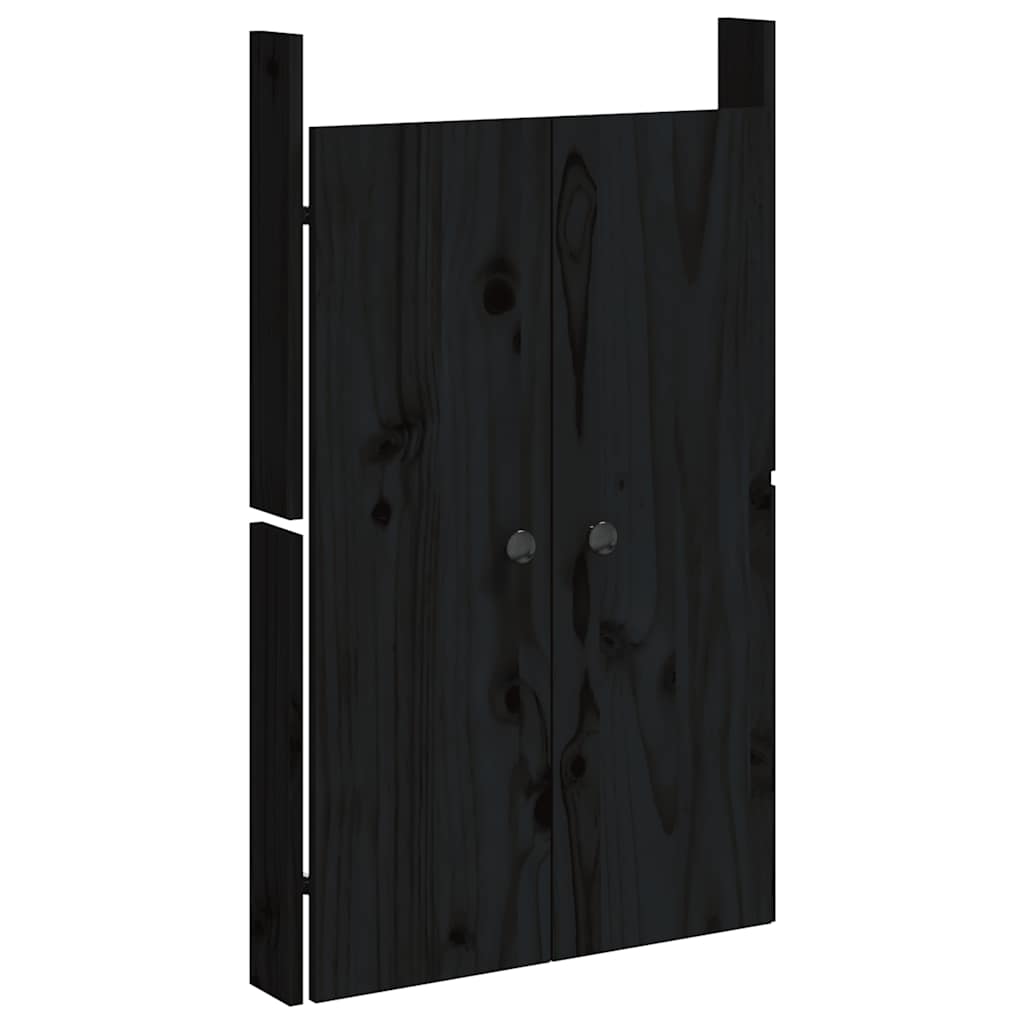 Puertas de gabinete de Vidaxl para cocina al aire libre 2 st 50x9x82 cm de madera de pino