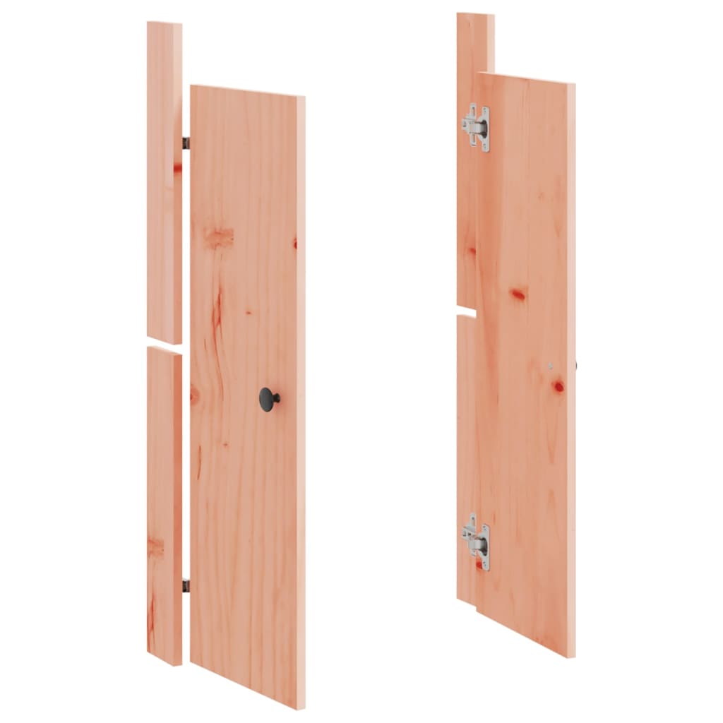 Puertas de gabinete de Vidaxl para cocina al aire libre 50x9x82 cm Douglhout sólido
