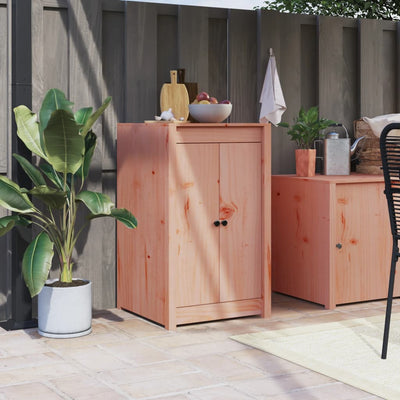 Puertas de gabinete de Vidaxl para cocina al aire libre 50x9x82 cm Douglhout sólido