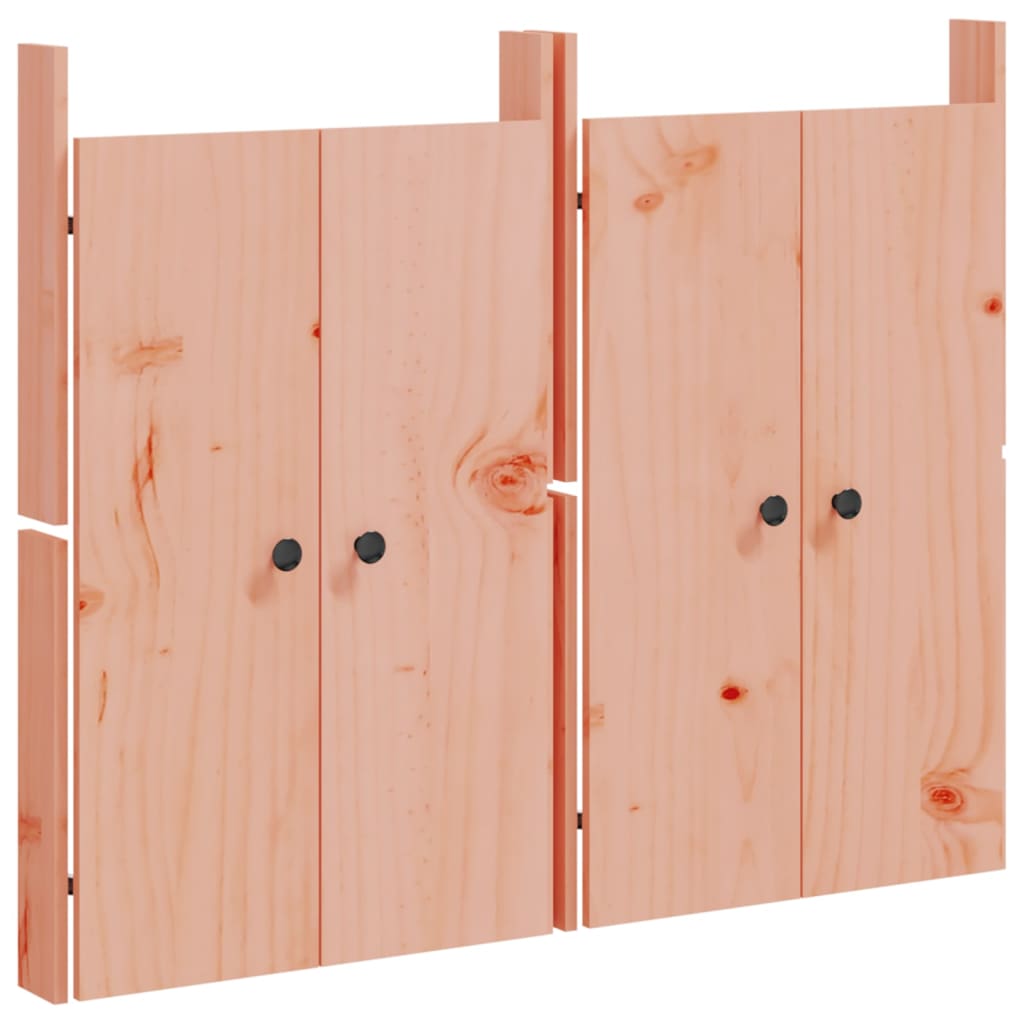 Vidaxl kastdeurtjes voor buitenkeuken meppel 2 st 50x9x82 cm douglashout