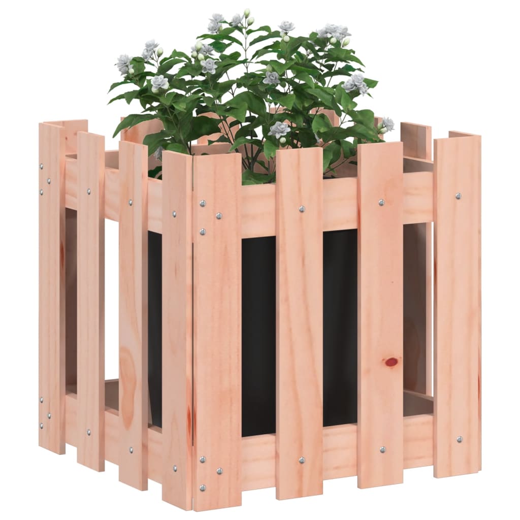 Plantilla Vidaxl con esgrima 40x40x40 cm Douglhout sólido