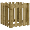 Vidaxl plantenbak met hekontwerp 50x50x50 cm geïmpregneerd grenenhout