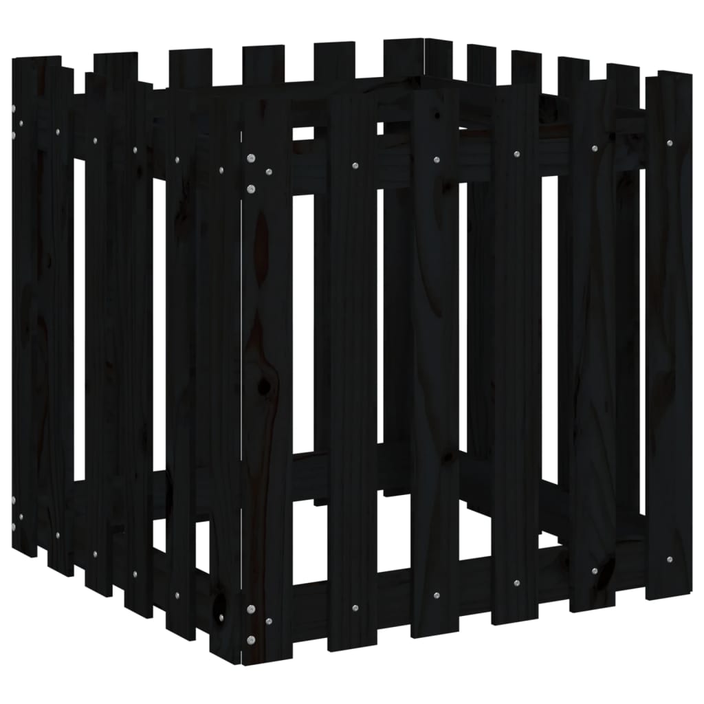Vidaxl Planning Box con esgrima 60x60x60 cm de pino sólido