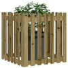 Plantilla Vidaxl con cercado 70x70x70 cm Pine impregnado