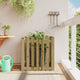 Plantilla Vidaxl con cercado 70x70x70 cm Pine impregnado