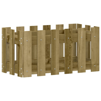 Vidaxl fioriera con scherma 60x30x30 cm impregnata di legno di pino