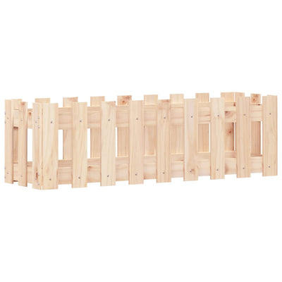 Vidaxl fioriera sollevata con recinzione da 100x30x30 cm legno di pino