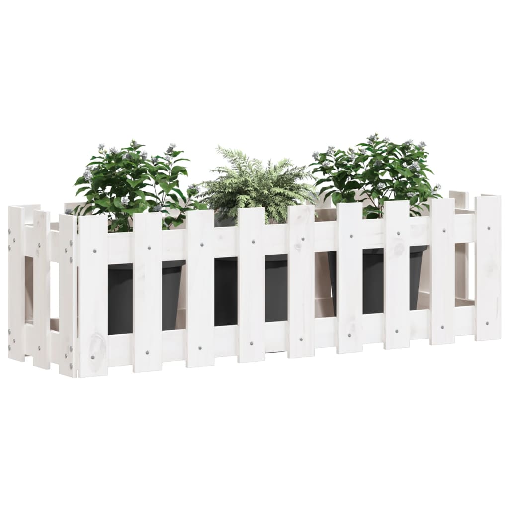 Vidaxl Plantador Insentado HEK Design 100x30x30 cm Pine With White