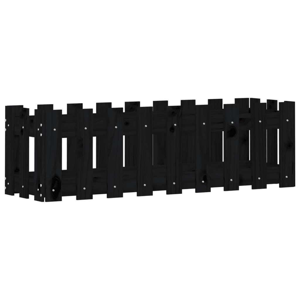 Vidaxl Fiorter Insent HEK Design 100x30x30 cm Pino legno nero