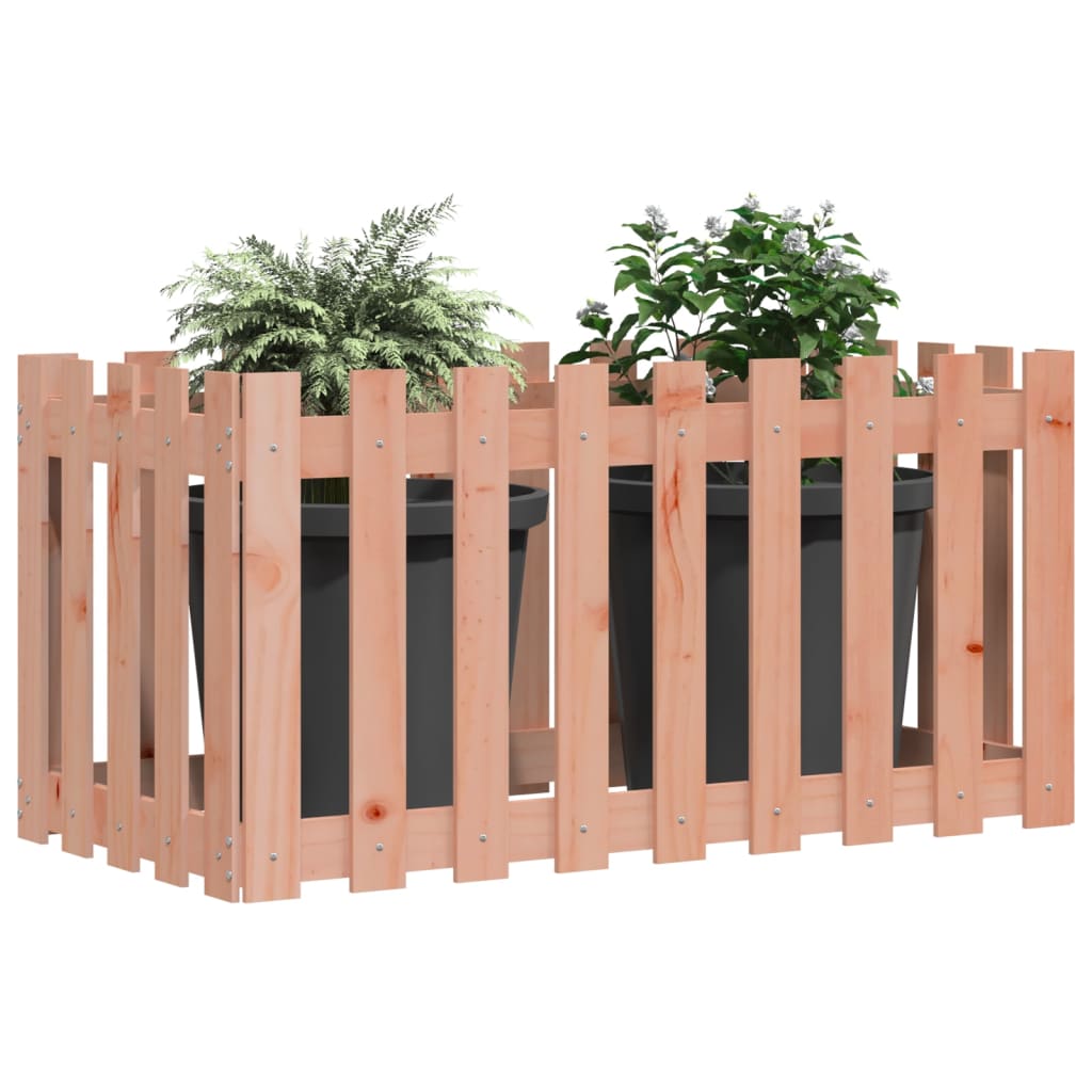 Scatola di pianificazione Vidaxl Allevata di recinzione da 100x50x50 cm Solido Douglashout