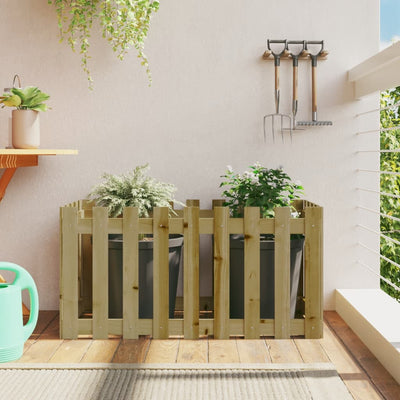 Vidaxl Fiorter Insent HEK Design 100x50x50 cm Legno impregnato