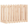 Plantador Vidaxl elevado con cercas 100x50x70 cm de madera de pino