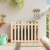Plantador Vidaxl elevado con cercas 100x50x70 cm de madera de pino