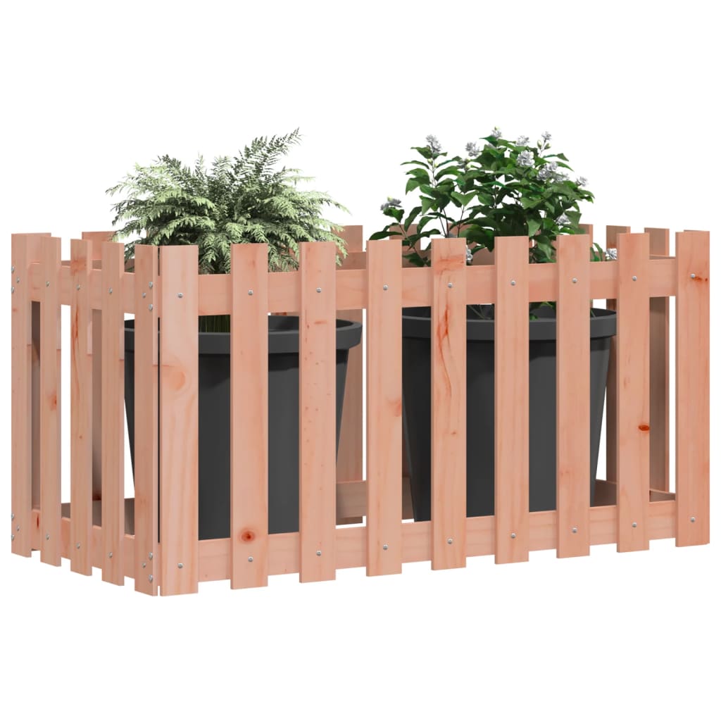 Vidaxl Planning Box A elevado cercado 100x50x70 cm Douglhout sólido