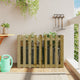 Vidaxl Plantador Insentado HEK Design 100x50x70 cm de madera impregnada