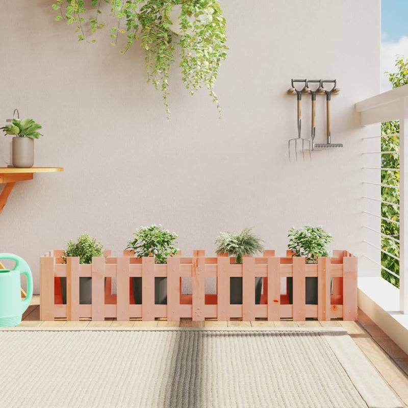 Vidaxl fiorraggio ha aumentato il design HEK 150x30x30 cm solido Douglashout
